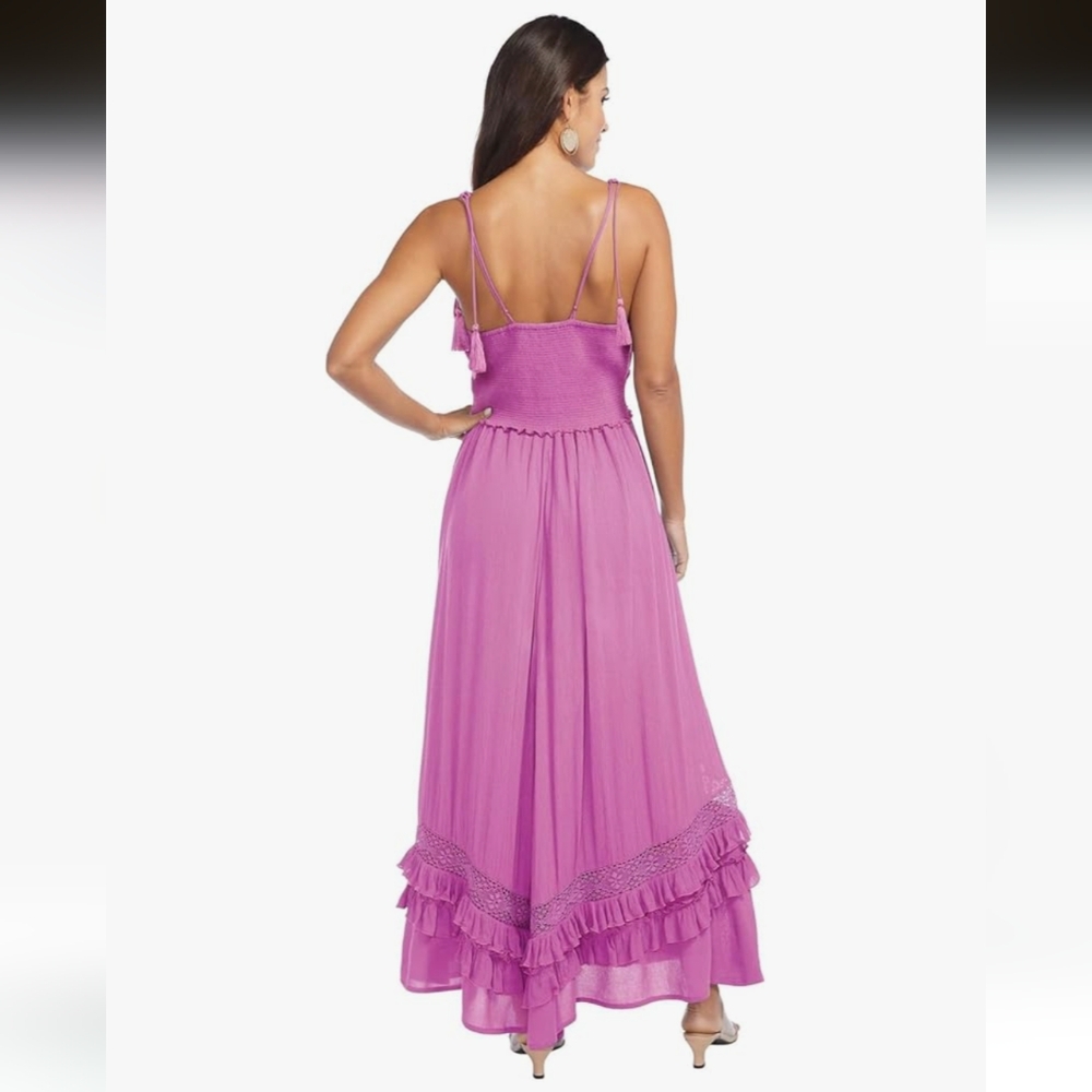 K Jordan Tiered Maxi Dress- 1X - Picture 6 of 7